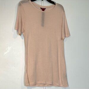 MPG Laurel Modal-Cashmere T-Shirt in Rose